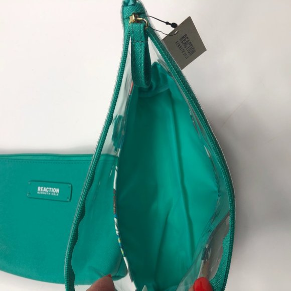 Kenneth Cole Reaction 2 Piece Travel Toiletry/Cosmetic Bags NWT Vacation Floral - Picture 10 of 11